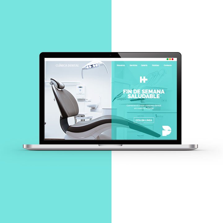 Diseño página web salud Prosandoval Ecuador
