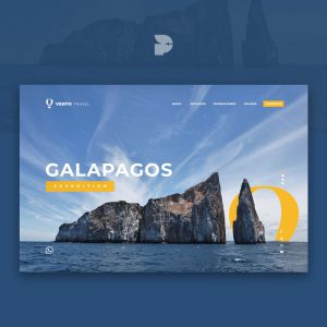 Diseño página web para reservas de viajes Vento travel