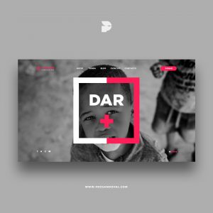 Diseño página web para donaciones charity