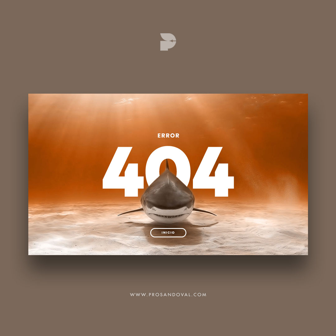 Diseño página web para paquetes turísticos 404