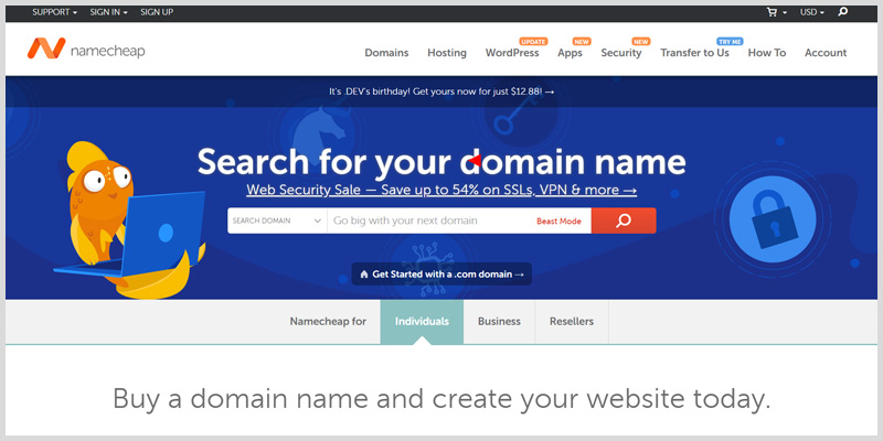 como crear una pagina web paso a paso buscar dominio