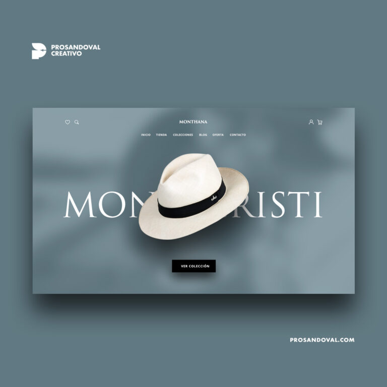 Diseño tienda online de sombreros