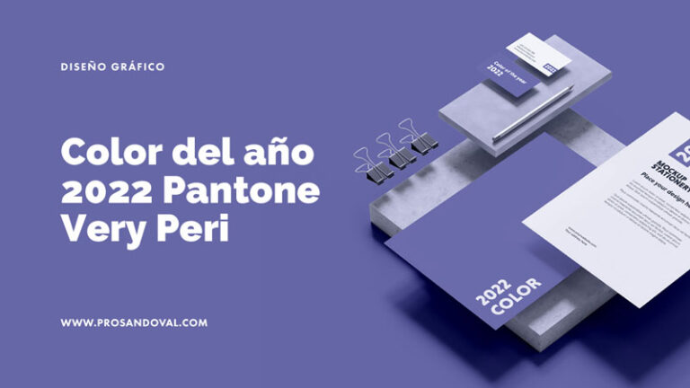 Color del año 2022 Pantone Very Peri