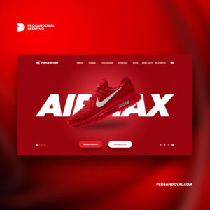 Diseño tienda online para vender zapatos deportivos