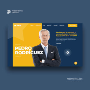 Diseño página web para diputados asambleistas