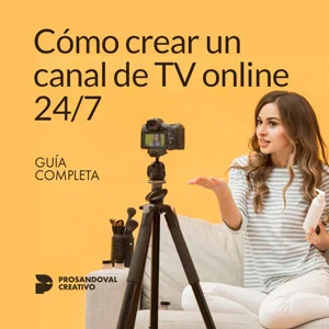 Como crear una TV online 24 horas banner