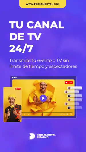 promocion canal tv ads banner