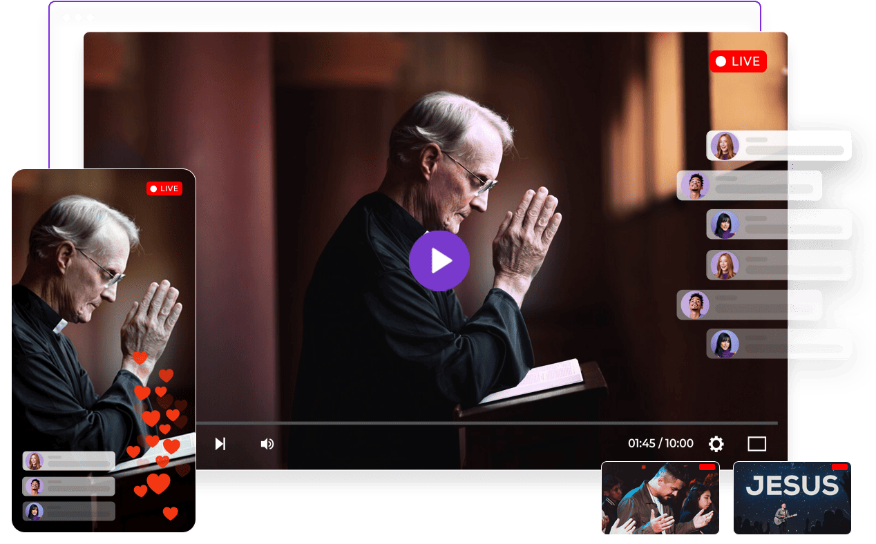 live streaming para iglesias cristianas y ministerios