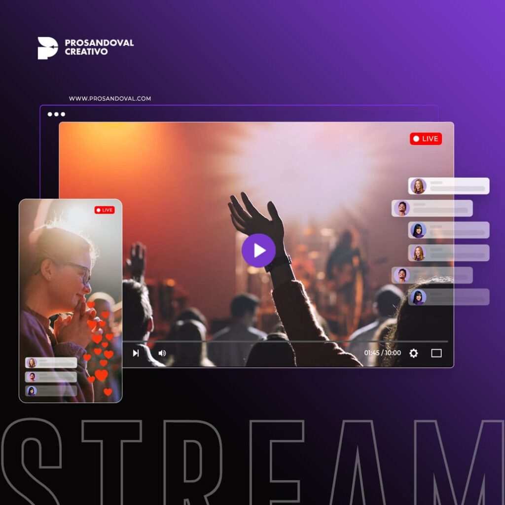 oferta live streaming para iglesias cristianas y ministerios