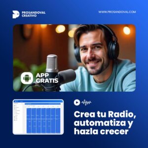 promocion streaming radio auto dj mas app gratis