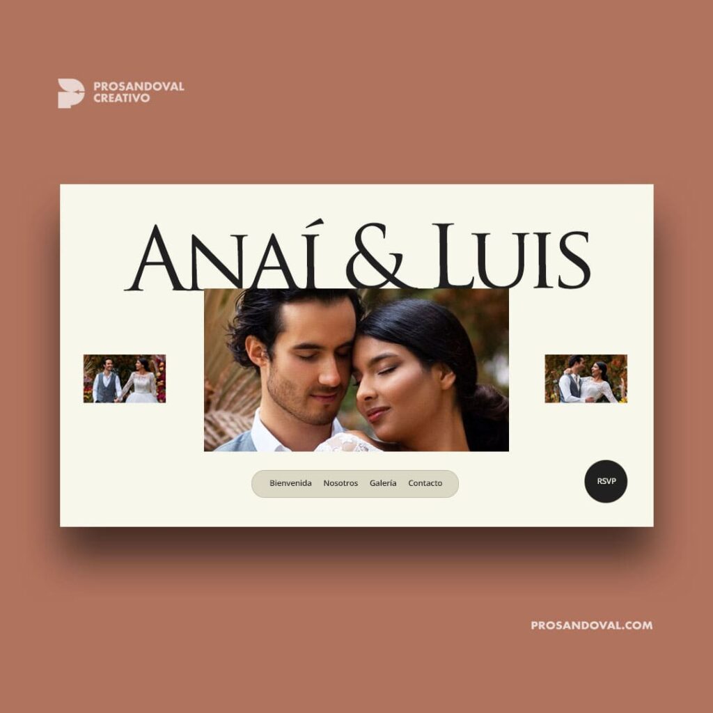 Diseño página web para amor Prosandoval