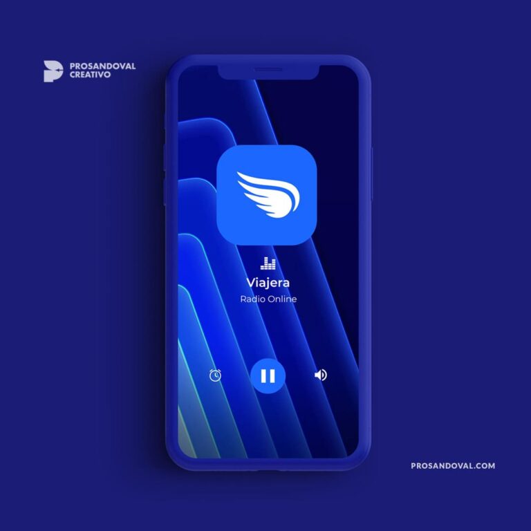 diseño app para radio streaming en vivo y autodj