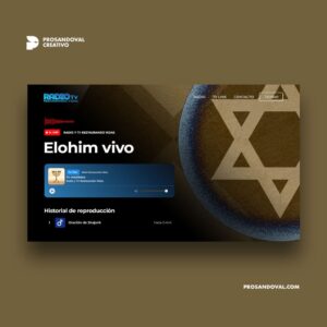 Diseño Web para Radio y TV Mesiánica con Streaming en Vivo