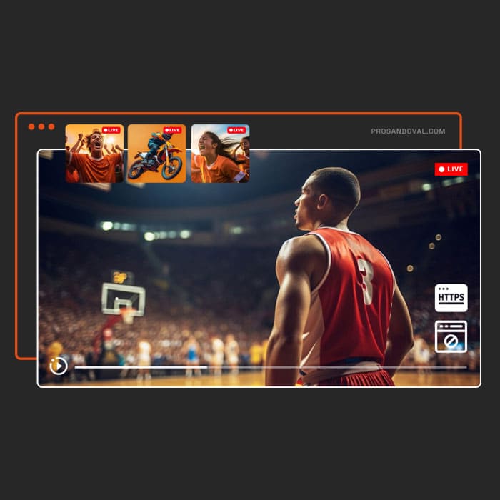 streaming en vivo con VDO Panel - bloqueo geografico ip dominio