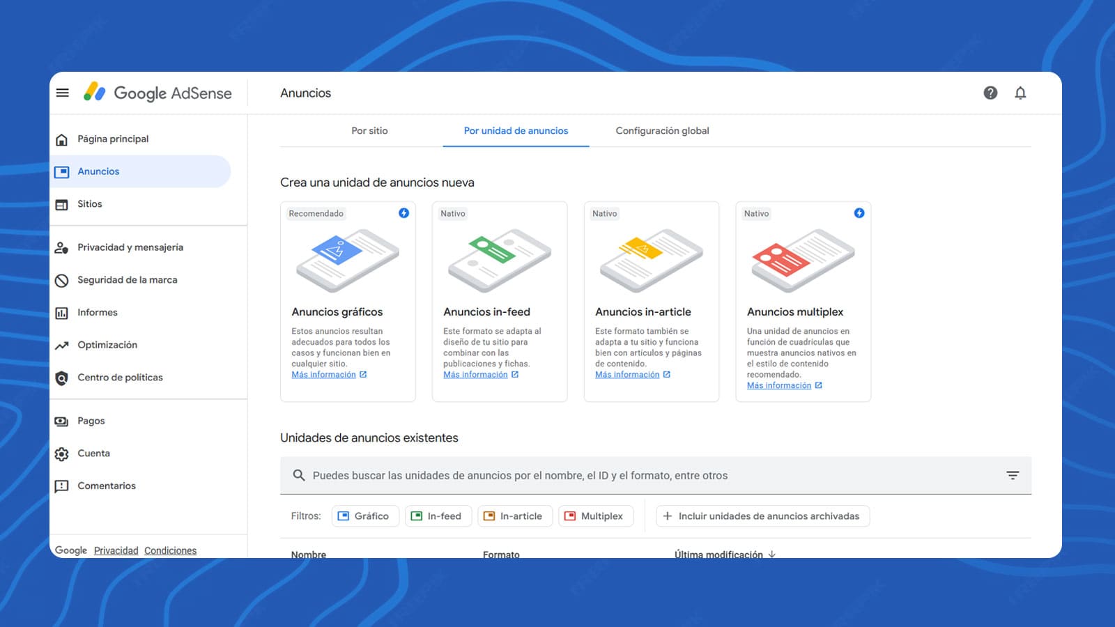 Ubicacion estrategica de anuncios - monetizar sitio web con google adsense