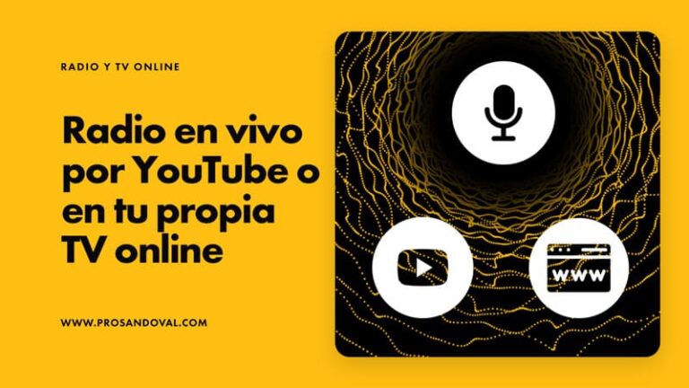 Como transmitir radio en vivo por YouTube o en tu propia TV online