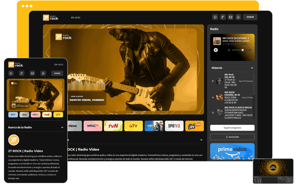 radio video live monetizable chat streaming