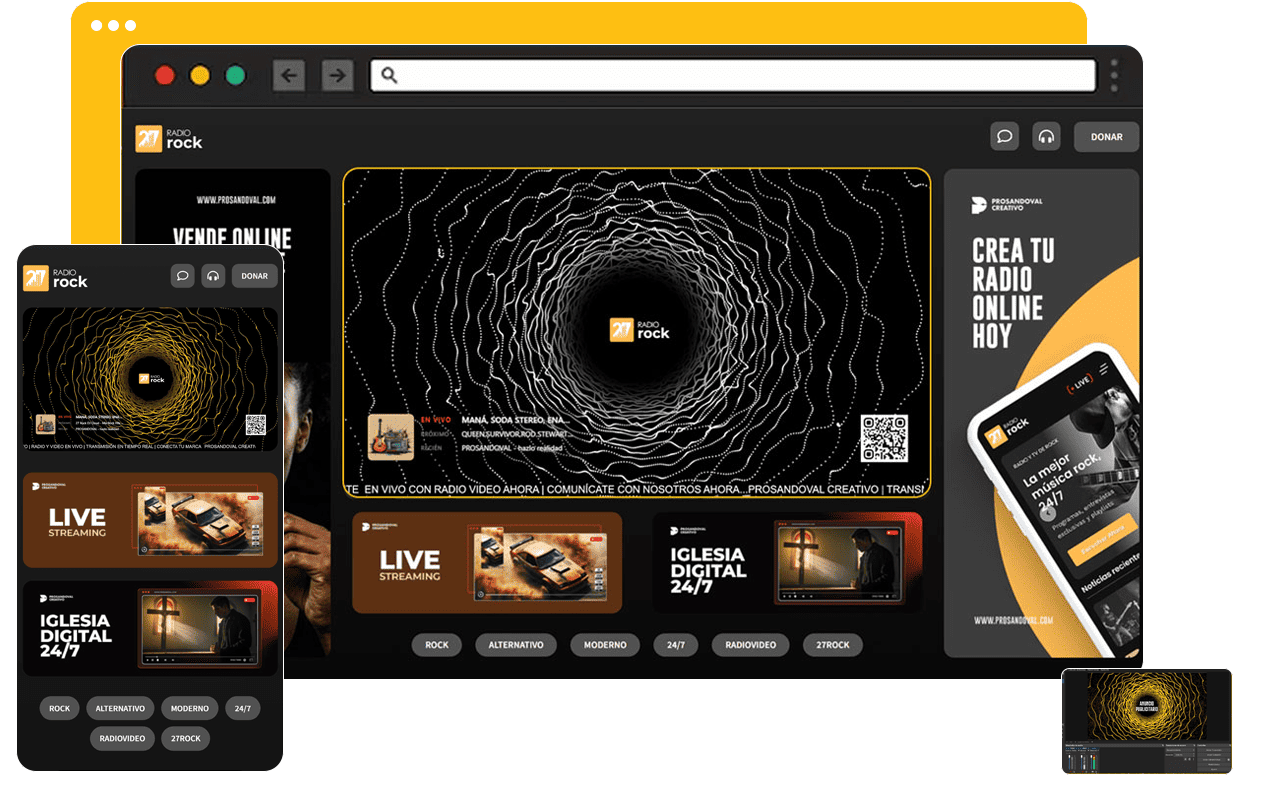 radio video live monetizable