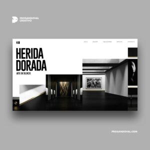 Diseño Página Web para Galería de Arte
