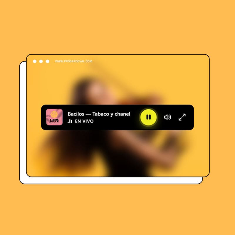 Player Radio Online horizontal