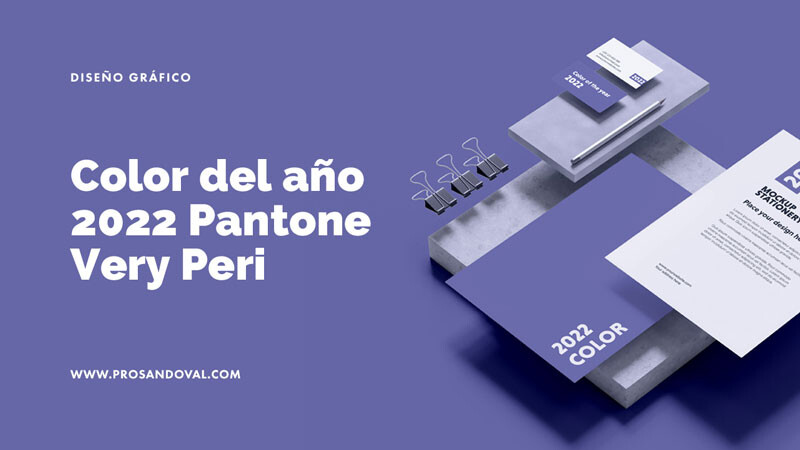 Color del año 2022 Pantone Very Peri