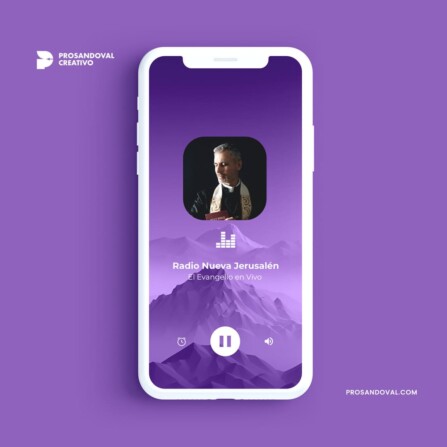 Diseño de App para iglesias cristianas con streaming de radio