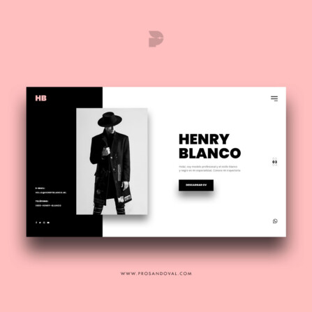 Diseño página web para CV online ecuador