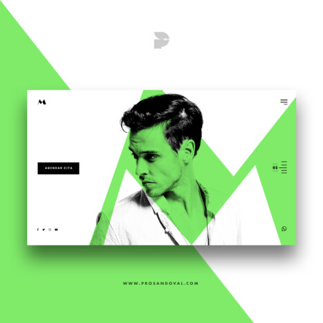 Diseño página web para barbería