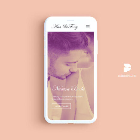 Diseño página web para bodas