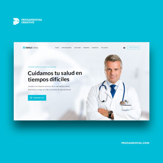 Diseño página web para centro médico familiar