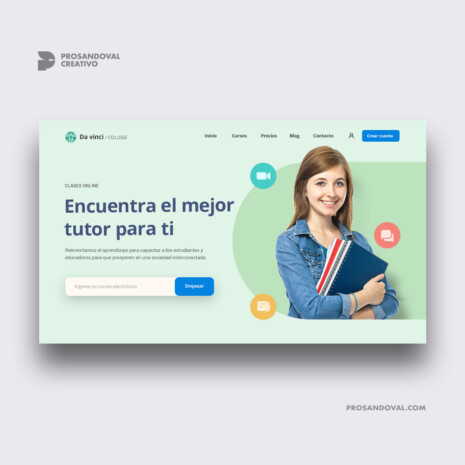 Diseno pagina web para clases virtuales