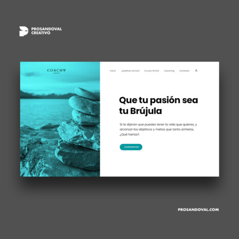 Diseño página web para coaching prosandoval