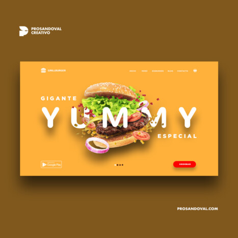 Diseño página web para delivery