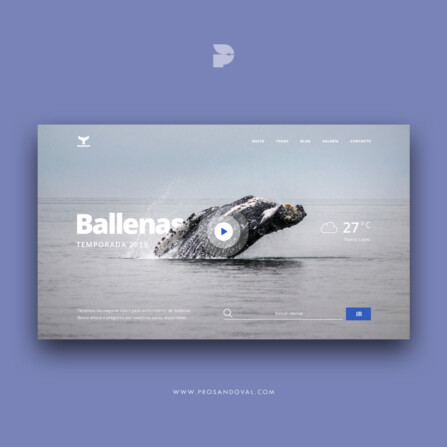 Diseño página web para excursiones y visitas guiadas