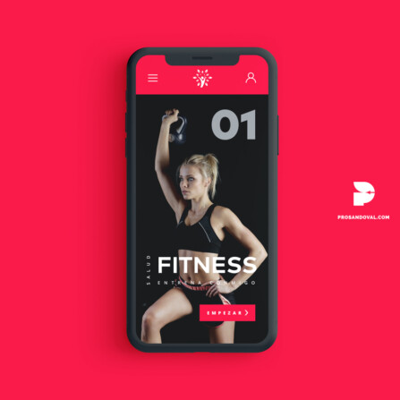 Diseno pagina web para fitness club