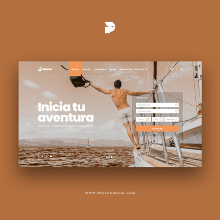 Diseño página web para paquetes turísticos