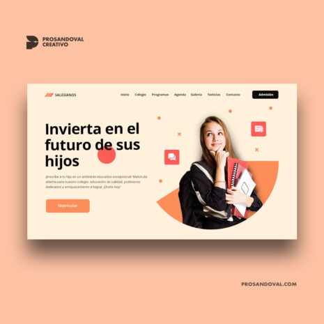 Diseño páginas web para colegios