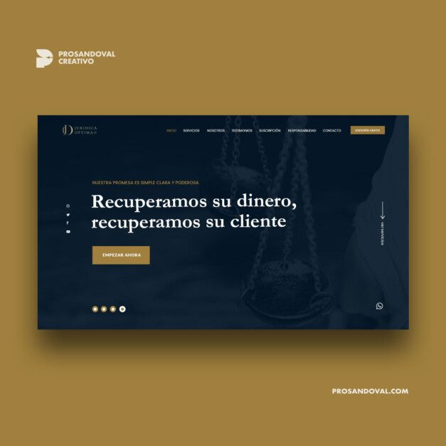 Diseño página web para bufetes de abogados