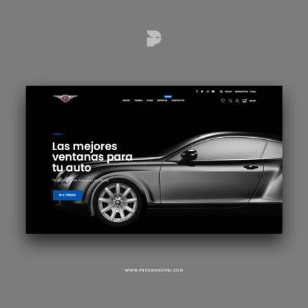 Diseño tienda online de autopartes