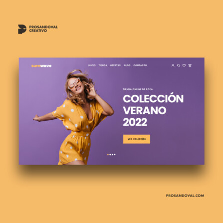 Diseño tienda online de ropa de mujer