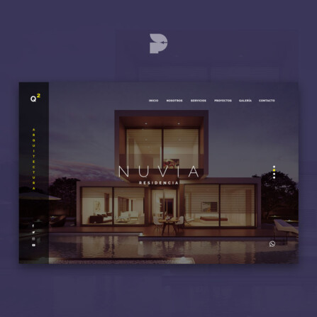 Diseño página web para construcción Q2