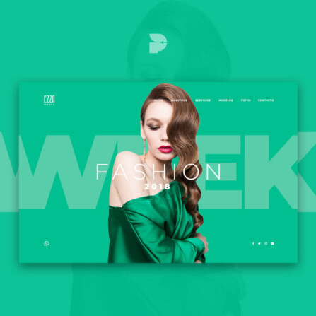 Diseño página web para agencia de modelos Ezza
