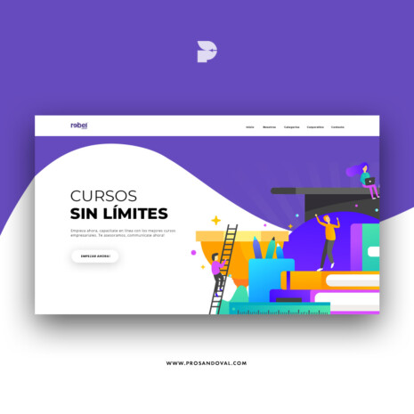 Diseño web para aula virtual empresarial