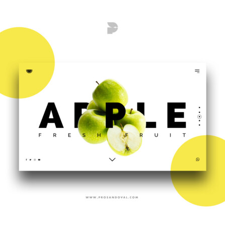 Diseño página web de frutas