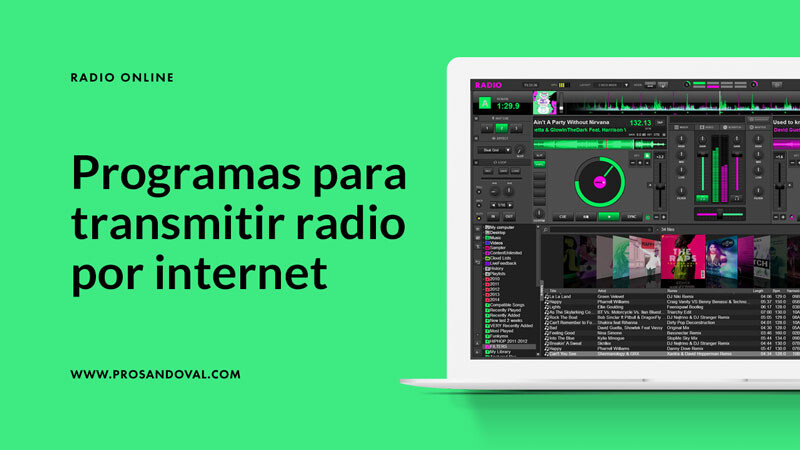 Programas para transmitir radio por internet gratis y pago