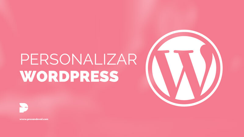 como personalizar WordPress plantillas