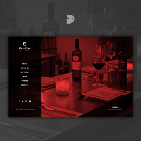 Diseño web para restaurante Castillas