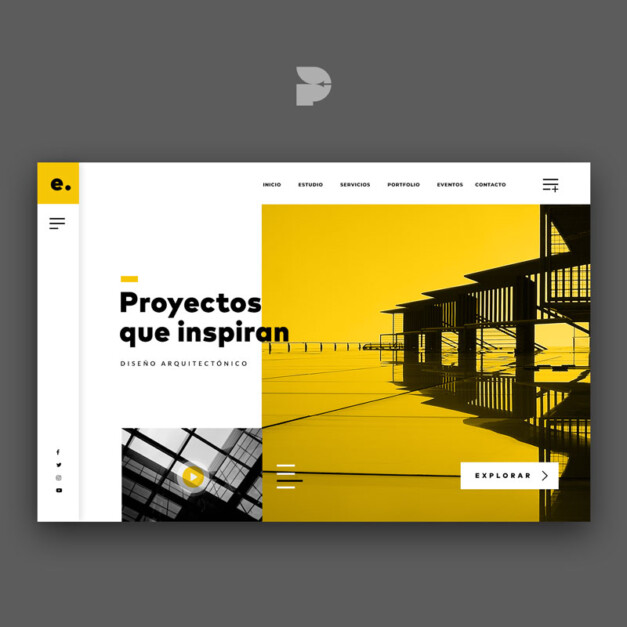 Diseño página web para interiores Edifika