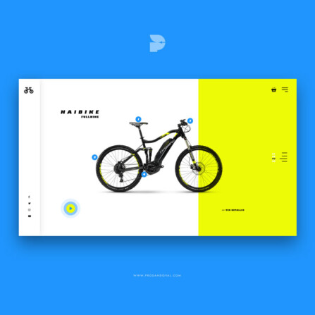 Diseño tienda online de bicicletas Bikelta store