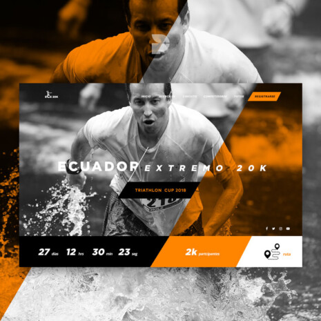 Diseño página web para atletismo Ece 20k